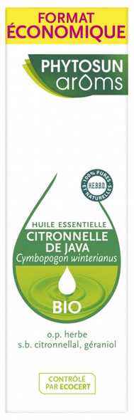Phytosun Aroms Organic Essential Oil Java Lemongrass (Cymbopogon winterianus) 30 ml