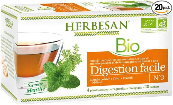Herbesan Infusion Bio Easy Digestion 20 Sachets