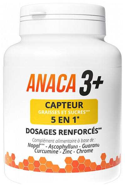 Anaca3+ Fats and Sugars Trapper 5-in-1 120 Capsules