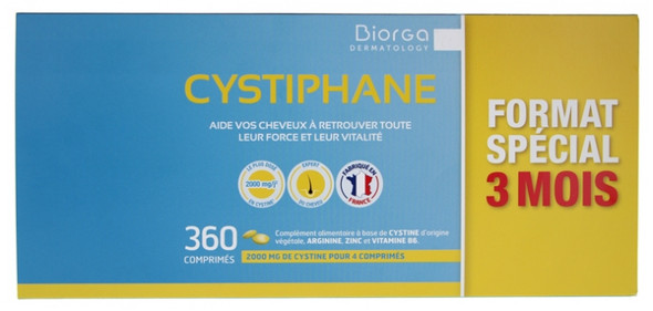 Bailleul-Biorga Cystiphane Hair And Nails 3 X 120 Tablets