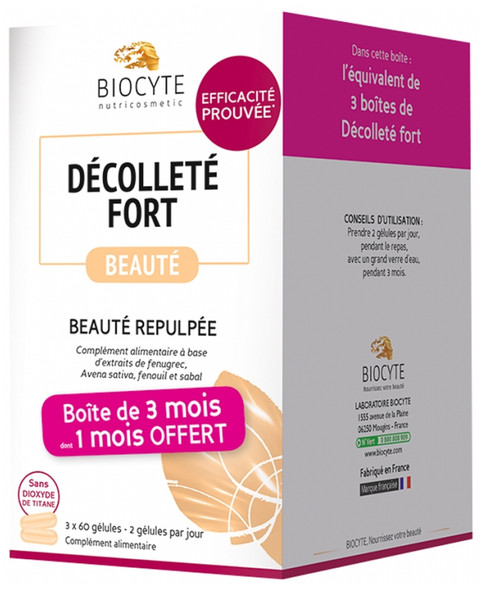 Biocyte Decollete Fort 3 x 60 Capsules