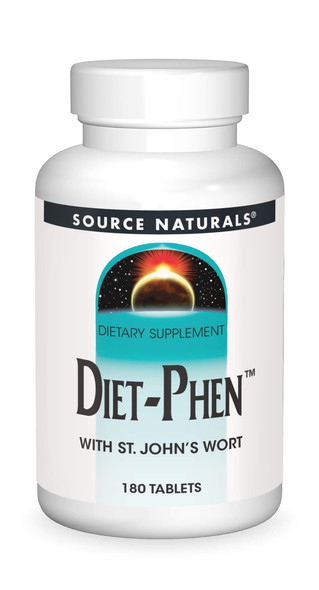 Source Naturals Diet-Phen with St. John's Wort, 180 Tablets