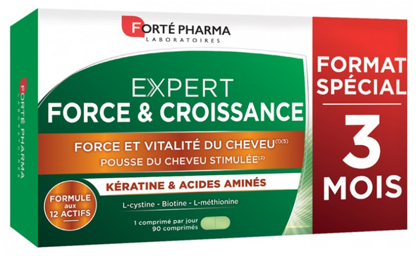 Forte Pharma Expert Strenght & Growth 90 Tablets