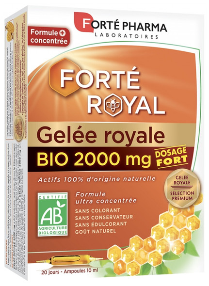 Forte Pharma Forte Organic Royal Jelly 2000mg 20 Phials