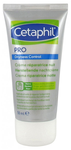 Galderma Cetaphil Pro Dryness Control Night Restorative Hands Cream 50ml