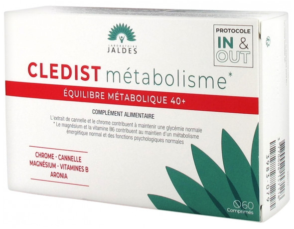 Jaldes Cledist Metabolic Balance 40+ 60 Tablets