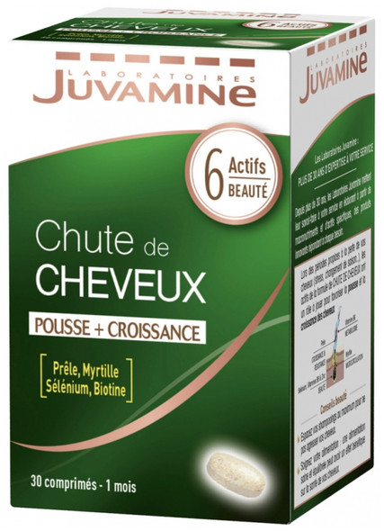 Juvamine Hair Loss Growth + Re-Growth 30 Tablets