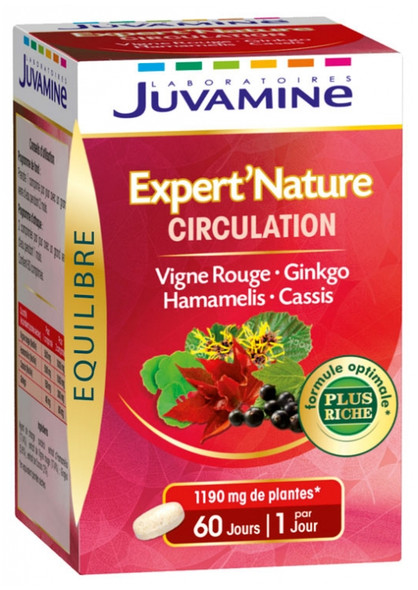Juvamine Expert'Nature Circulation 60 Tablets