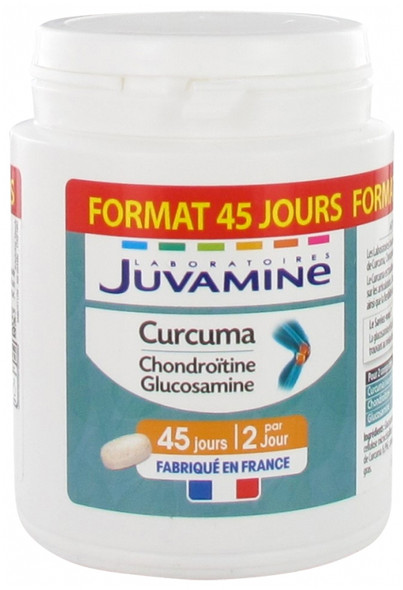 Juvamine Turmeric Chondroitine Glucosamine 90 Tablets