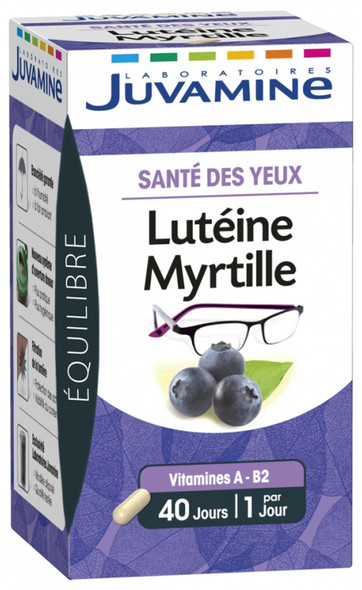 Juvamine Eyes Health Lutein Blueberry 40 Capsules