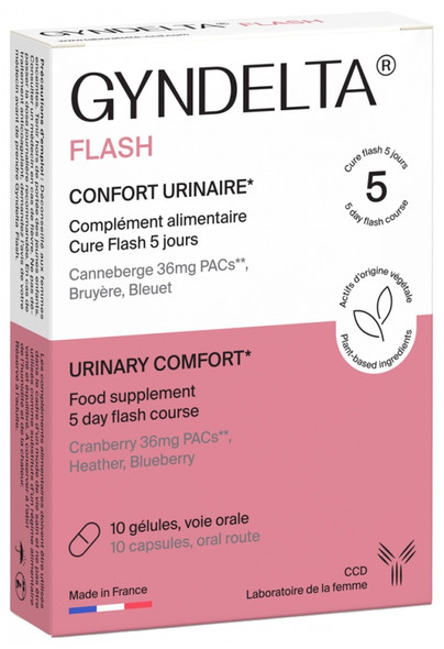 Laboratoire CCD Gyndelta Flash 10 Capsules