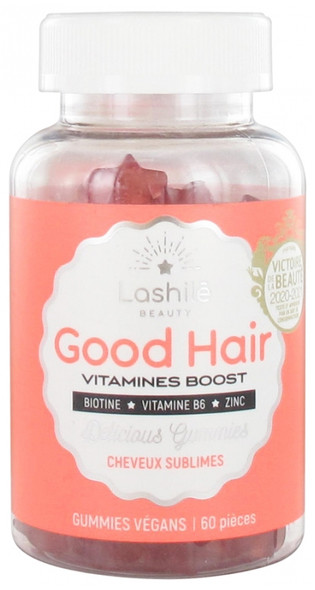 Lashile Beauty Good Hair Vitamins Boost Sublime Hair 60 Gummies