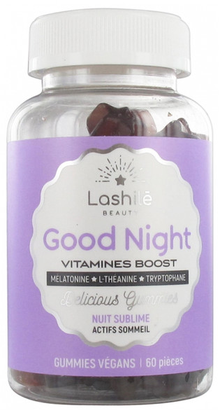 Lashile Beauty Good Night Vitamins Boost Sublime Night 60 Gummies