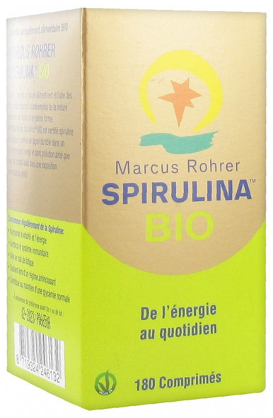 Marcus Rohrer Spirulina Organic 180 Tablets