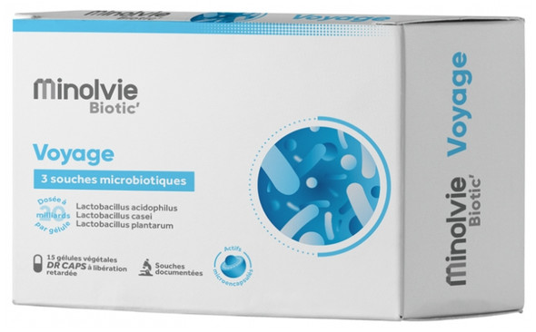 Minolvie Biotic' Voyage 15 Vegetable Capsules