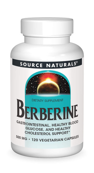 SOURCE NATURALS Berberine Vegetable Capsule, 120 Count