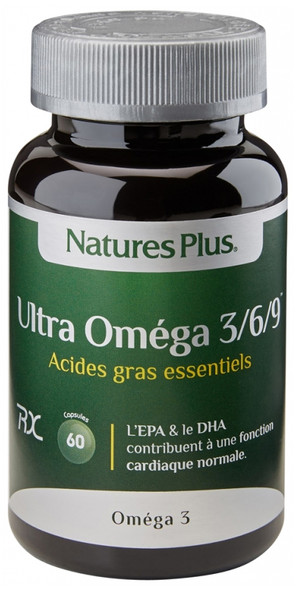 Natures Plus Ultra Omega 3/6/9 60 Capsules