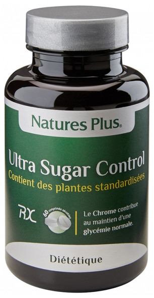 Natures Plus Ultra Sugar Control 60 Breakable Tablets