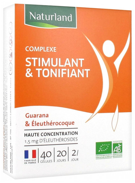 Naturland Organic Stimulating and Toning Complex 40 Capsules