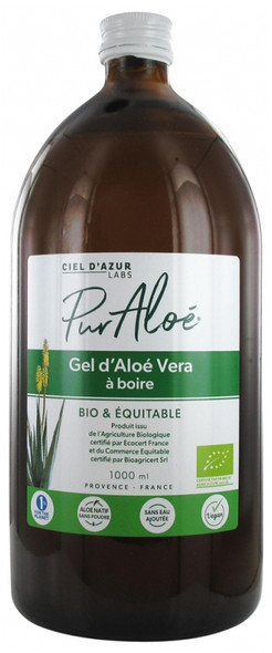 Pur Aloe Organic Drinkable Gel of Aloe Vera 1000ml