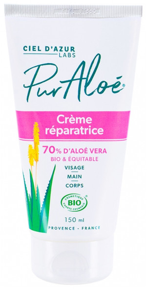 Pur Aloe Organic Restorative Cream with Aloe Vera 70% 150ml