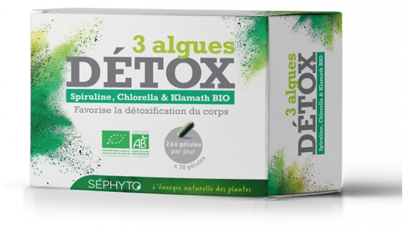 Sephyto Detox 3 Algae Bio 30 Capsules