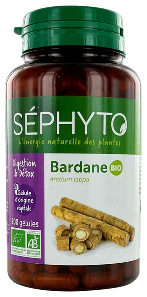 Sephyto Burdock Organic 200 Capsules