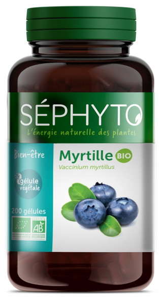 Sephyto Well Being Blueberry Organic 200 Capsules