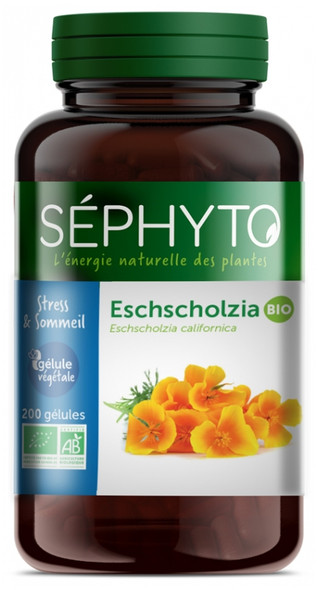 Sephyto Stress & Sleep Eschscholzia Bio 200 Capsules