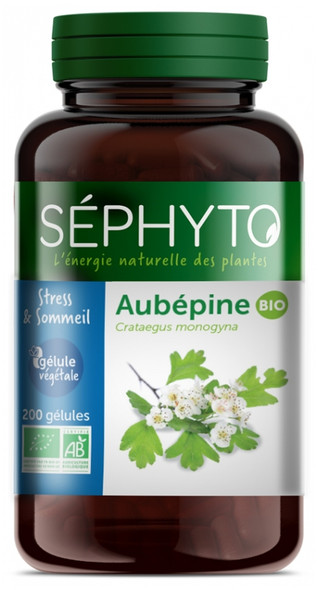 Sephyto Stress & Sleep Hawthorn Organic 200 Capsules