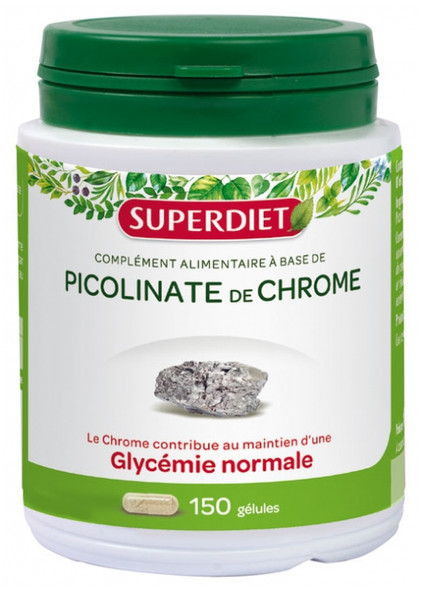 Superdiet Chromium Picolinate 150 Capsules