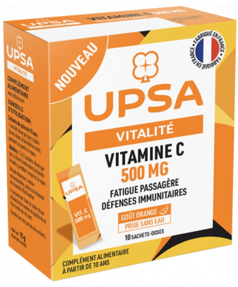 UPSA Vitamin C 500mg 10 Sachets