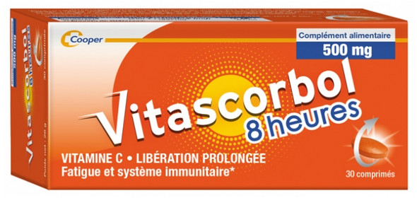 Vitascorbol 8 Hours 30 Tablets