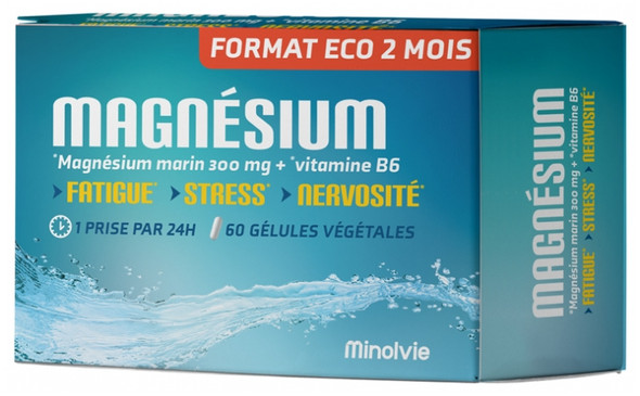 Minolvie Magnesium 60 Vegetable Capsules