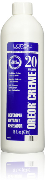 L'Oreal Oreor 20-Volume Creme Developer, 16 Ounce