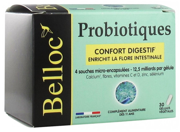 Belloc Probiotics 30 Vegetable Capsules