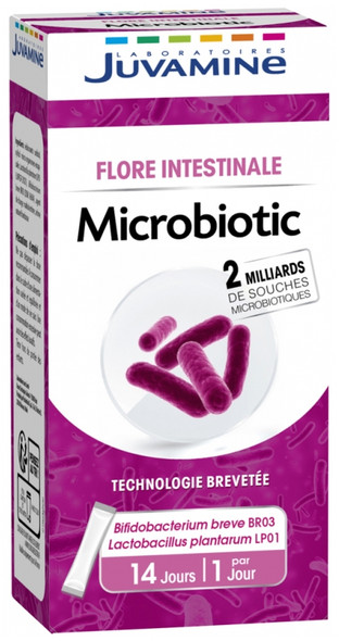 Juvamine Intestinal Flora Microbiotic 14 Sticks