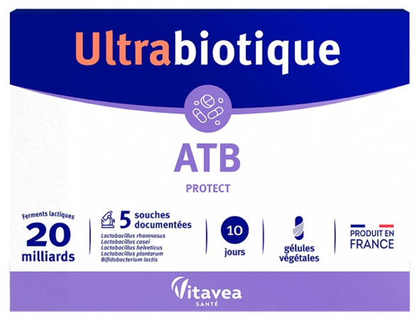 Vitavea Ultrabiotique ATB Protect 10 Vegetable Capsules