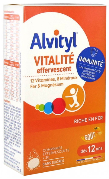 Alvityl Vitality 30 Effervescent Tablets