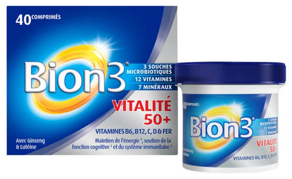 Bion 3 Vitality 50+ 40 Tablets