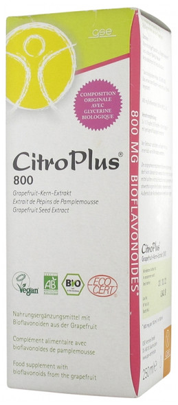 CitroPlus 800 Organic Grapefruit Seed Extract 250 ml