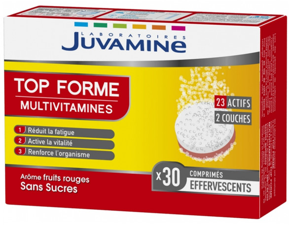 Juvamine Top Form Multivitamins 30 Effervescent Tablets