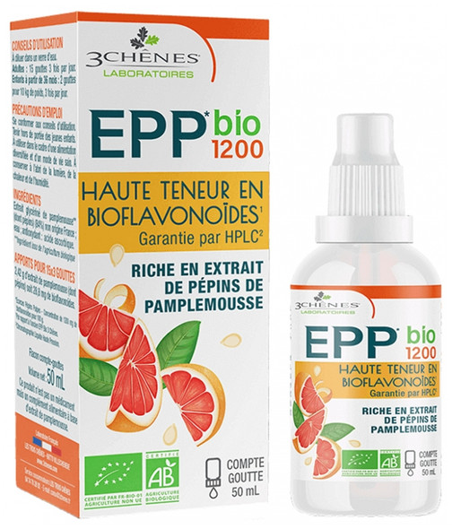 Les 3 Chenes EPP1200 BIO Grapefruit Seeds Extract 50ml