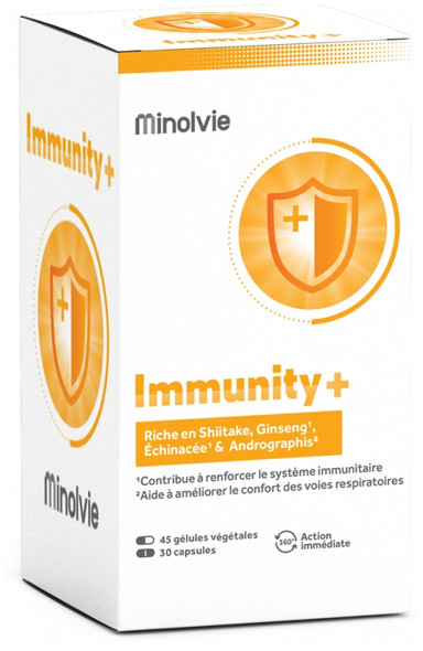 Minolvie Immunity+ 45 Plant Capsules + 30 Capsules