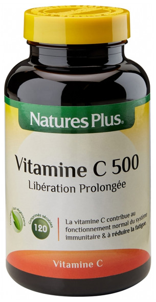 Natures Plus Vitamin C 500 Extended Release 120 Scored Tablets