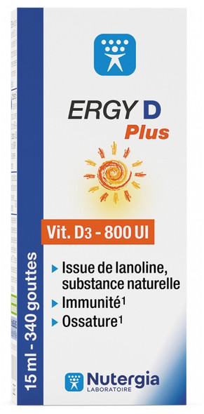 Nutergia Ergy D Plus 15ml - Paraphamadirect