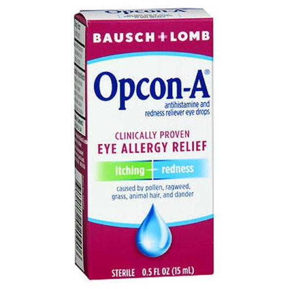 Bausch And Lomb Opcon-A Eye Drops For Itching And Redness 0.5 Oz By Bausch And Lomb