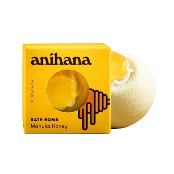 anihana Hydrating Bath Bomb Melt - Manuka Honey - 6.35oz