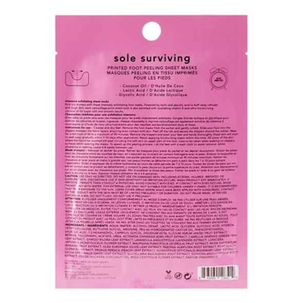 Holler and Glow Sole Surviving Exfoliating Foot Mask - 1.35 fl oz