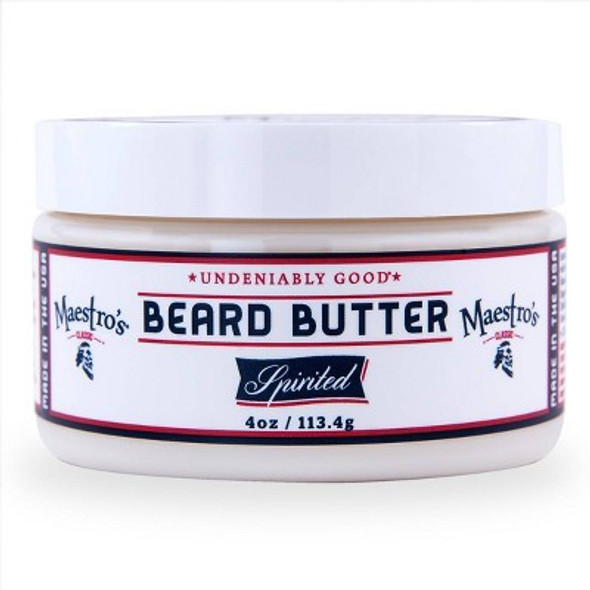 Maestro's Classic Beard Butter Spirited Blend - 4oz